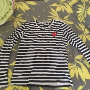 CDG Play long-sleeve Tshirt